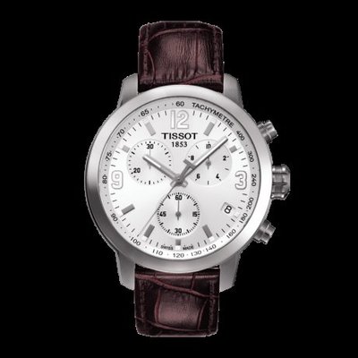 Tissot 天梭駿馳200皮帶石英男腕錶 T0554171601701