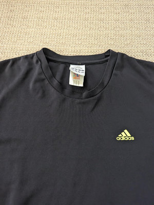 Adidas 黑色短袖運動T shirt 籃球衣 慢跑衣
