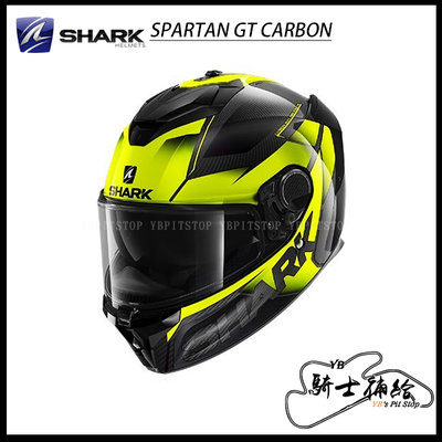 ⚠YB騎士補給⚠ SHARK SPARTAN GT CARBON SHESTTER 黃 全罩 碳纖維 鯊魚 安全帽