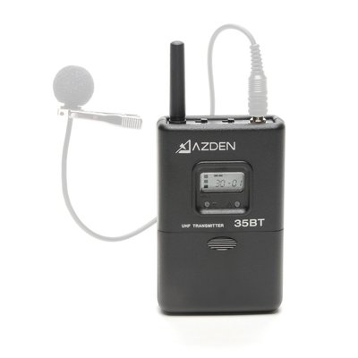日本 AZDEN 35BT 隨身型 UHF無線腰掛發射器 相容於330UPR接收器 *單機身,不含麥克風 公司貨