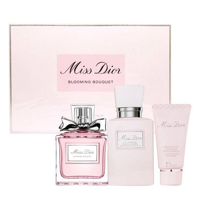 Dior Blooming Bouquet 花漾淡香水3入禮盒組 EDT50ml+身體乳75ml+護手霜20ml