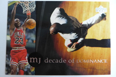 ~Michael Jordan~decade of DOMINANCE 籃球之神.空中飛人/喬丹 NBA經典球員卡~30
