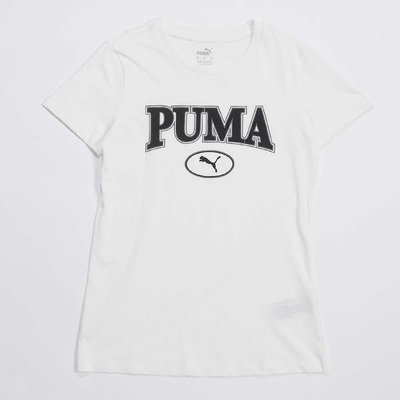 PUMA 基本系列 Puma Squad 圖樣短袖T恤 女款 短袖上衣 短T 謝欣穎同款 67661165