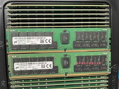 鎂光原裝 64G 2RX4 PC4-3200AA-RB4 DDR4 3200AA ECC RDIMM 記憶體