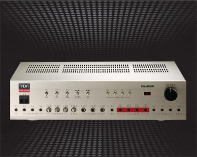 TDF PA-460S 廣播&amp;會議擴大機 4聲道 音量可獨立調整  美華 音圓 點將家首選