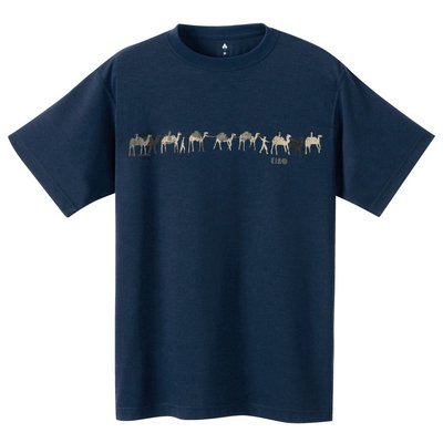 【mont-bell】1114147 DKNV 深藍 Wickron 短袖排汗衣 SHIRT 駱駝旅途 排汗T恤 機能衣