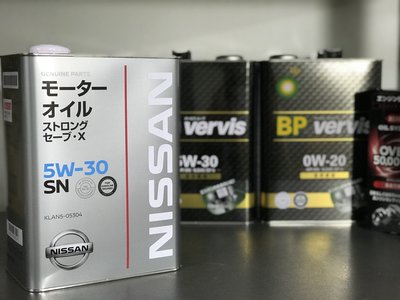 【名品市集】日本原廠油品 原裝 鐵罐 NISSAN 日產 5w30 5w-30 SN 節能型TIIDA 仙草LIVINA