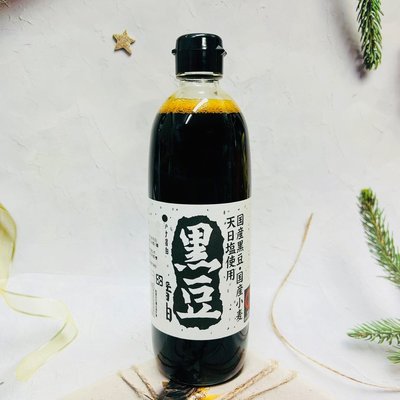 日本 高橋 黑豆醬油 500ml 使用日本國產黑豆、小麥、天日鹽