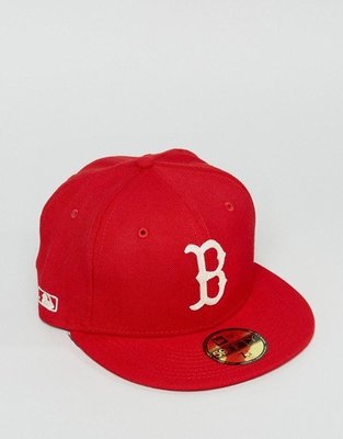 【KA】New Era 59Fifty Boston Red Sox 紅襪 全封球帽 紅色 現貨