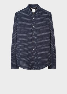 [全新正品] 義大利製 Paul Smith Polka Dot 點點襯衫 15號(約S)~