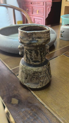 日本回流 古仙堂 信樂燒 花器 花入 花瓶