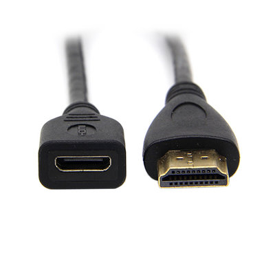 Mini HDMI母對HDMI公轉接線 4K 60hz 相機連接 DV連接 HDMI1.4版 HD-014-AMCF