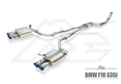 【YGAUTO】FI BMW 535i (F10 / F11) 2010+ 中尾段閥門排氣管 全新升級 底盤