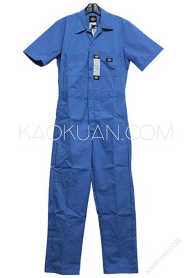 【高冠國際貿易】Dickies 33999 Short Sleeve Coverall 短袖 連身工作服 水藍 MB