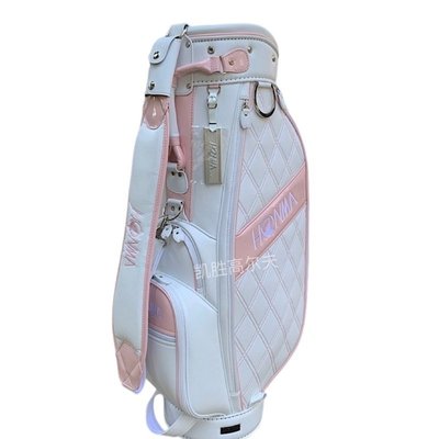 下殺-新款高爾夫球包女士高爾夫包女款標準型球桿包golf球袋Pu防水耐用*