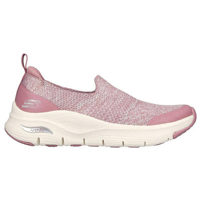 SKECHERS ARCH FIT 女粉 運動鞋 避震 戶外鞋 慢跑 健走鞋 足弓 KAORACER 149563MVE