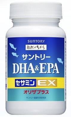 【哇寶箱】日本SUNTORY 三得利 魚油  DHA ＆ EPA + 芝麻明EX 240粒 日本代購