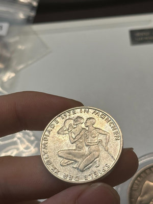 德國 1972年奧運10馬克銀幣 3枚304
