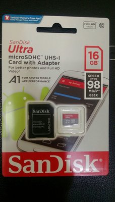 非買不可SanDiskUltra microSD UHS-I 16GB記憶卡附送轉卡usb小燈和手機支架等好禮行動要快