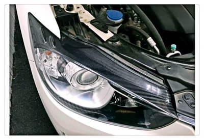 【車王小舖】Mazda 馬自達 CX5 碳纖維 大燈框 大燈眉 裝飾條 裝飾框