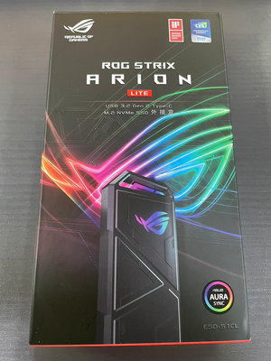 ASUS ROG STRIX ARION M.2 NVMe SSD外接盒(LITE版) 拆封福利品📌自取價1099