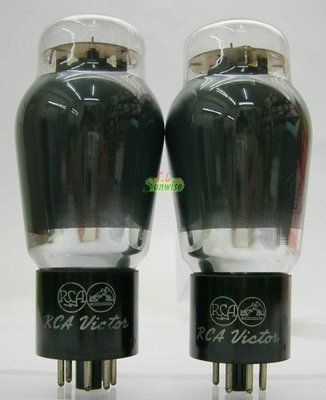 6L6 ︽NO:7056 老美國 RCA 6L6G 真空管 1對 噴墨瓶身 40年代除氣片 已配對 葫蘆形