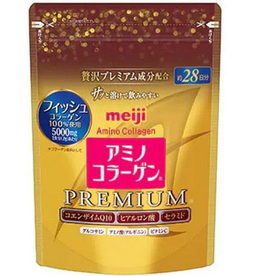 浩二Meiji 明治膠原蛋白粉 日本明治膠原蛋白粉 標準款28日份黃金版 膠原粉