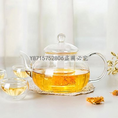 下殺-耐熱耐高溫玻璃茶具花茶壺