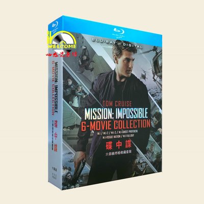 BD藍光電影1080P Mission Impossible 碟中諜 1-6部 完整收藏版