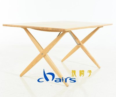 【挑椅子】 PP85 Cross Legged Dining Table 實木桌 餐桌 洽談桌 (復刻版) TB-026