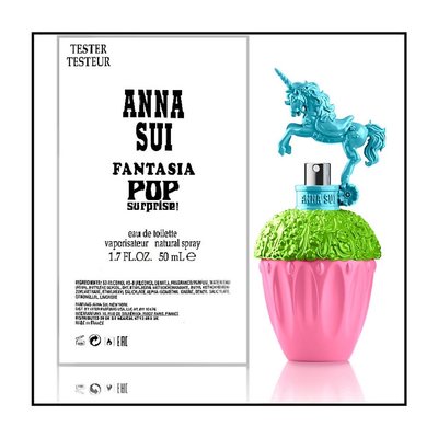 【香舍】ANNA SUI 安娜蘇 FANTASIA 童話彩虹獨角獸 綠藍 女性淡香水 限量版 Tester 50ML