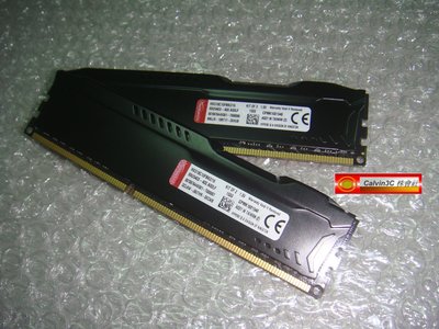金士頓 HyperX FURY DDR3 1866 Kit 8GX2 16G HX318C10FBK2/16 電競 終保 黑色