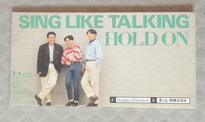 SING LIKE TALKING - Hold On   日版 二手單曲 CD