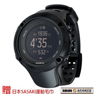 SUUNTO AMBIT3 PEAK SAPPHIRE(HR) 黑色 多功能不銹鋼戶外運動心跳錶