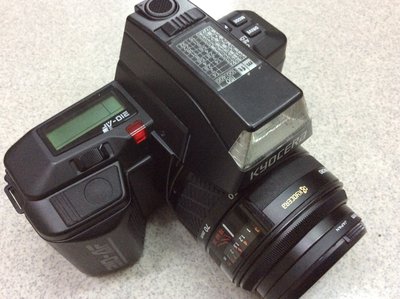 [保固一年] [高雄明豐]  KYOCERA 210-AF +35-70mm 相機+鏡頭+ 閃光燈ˉ便宜賣