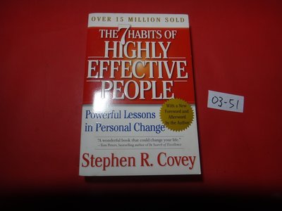 【愛悅二手書坊 03-51】The 7 Habits of Highly Effective People