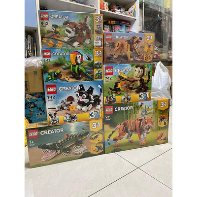 樂高 LEGO lego創意3合1 森林 雨林 31044 31019 31031 31021 31112 31121猴子 狗 貓 鸚鵡 獅子