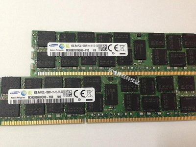 原廠 三星16G DDR3 1600 ECC REG 2RX4 PC3L-12800R 伺服器記憶體條