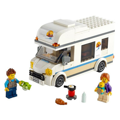 【自營】LEGO樂高積木城市假日野營房車60283兒童拼裝玩具禮物