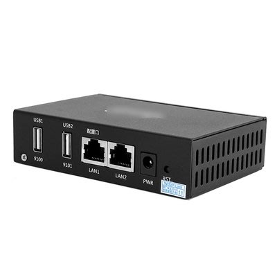 品名: 有線分享列印伺服器USB2.0連接埠快速乙太網路列印伺服器(USB*2)(終保)(黑/白) J-14767
