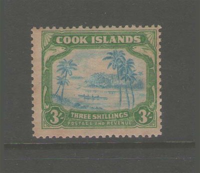【雲品一】庫克群島Cook Islands 1938 Sc 114 toning MH 庫號#BF502 65551