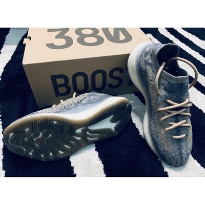 【正品】adidas originals Yeezy Boost  380 Mis 棕色 運動 FX9764慢跑鞋