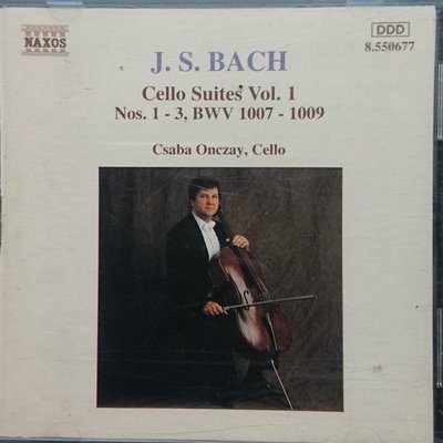 J.S BACH Cello suites Vol.1. 巴哈 無伴奏大提琴組曲（一）