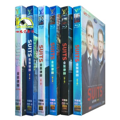 【樂視】 美劇高清DVD Suits 金裝律師 1-6季 完整版 18碟裝DVD 精美盒裝
