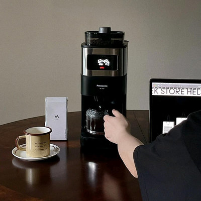 咖啡機Panasonic/松下 NC-A701美式咖啡機全自動研磨現煮A702/R601 9新