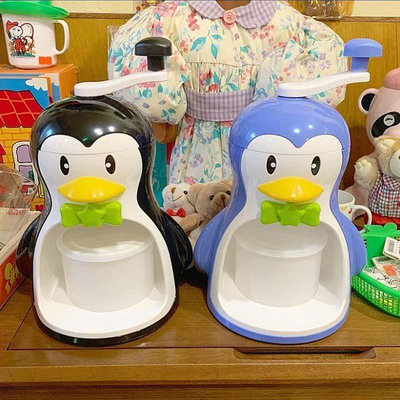 PEARL日本昭和企鵝碎冰機白熊刨冰機家用手動冰沙機綿綿沙冰機