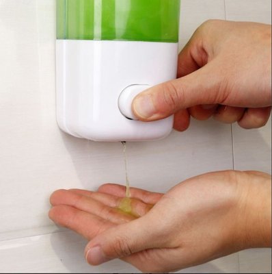 單孔壁掛式給皂機 手壓式洗手液 單頭皂液器  預防病毒 從洗手開始!! 壁掛/手動按壓皂液器