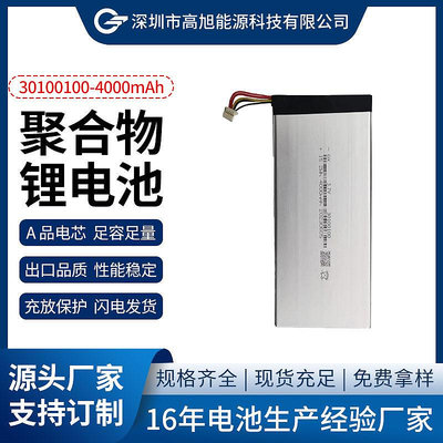 批發 批發 現貨聚合物鋰電池30100100  4000mah充電3.7V平板ipad電池筆記本電腦
