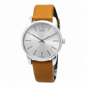 『中美鐘錶』可議價 Calvin Klein CK 女都會簡約時尚皮帶腕錶(K2G23120)
