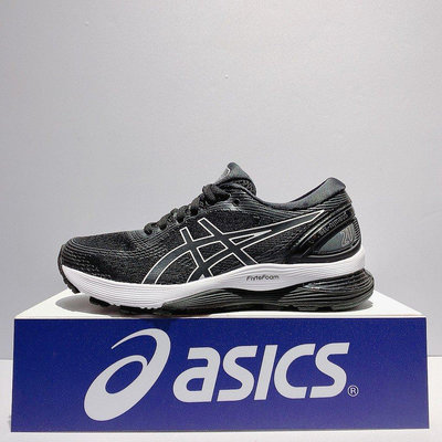 ASICS GEL-NIMBUS 21 女生 黑白色 舒適 輕量 慢跑鞋 1012A156-001